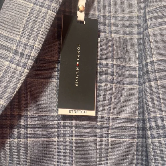 Tommy Hilfiger Charcoal Plaid Blazer